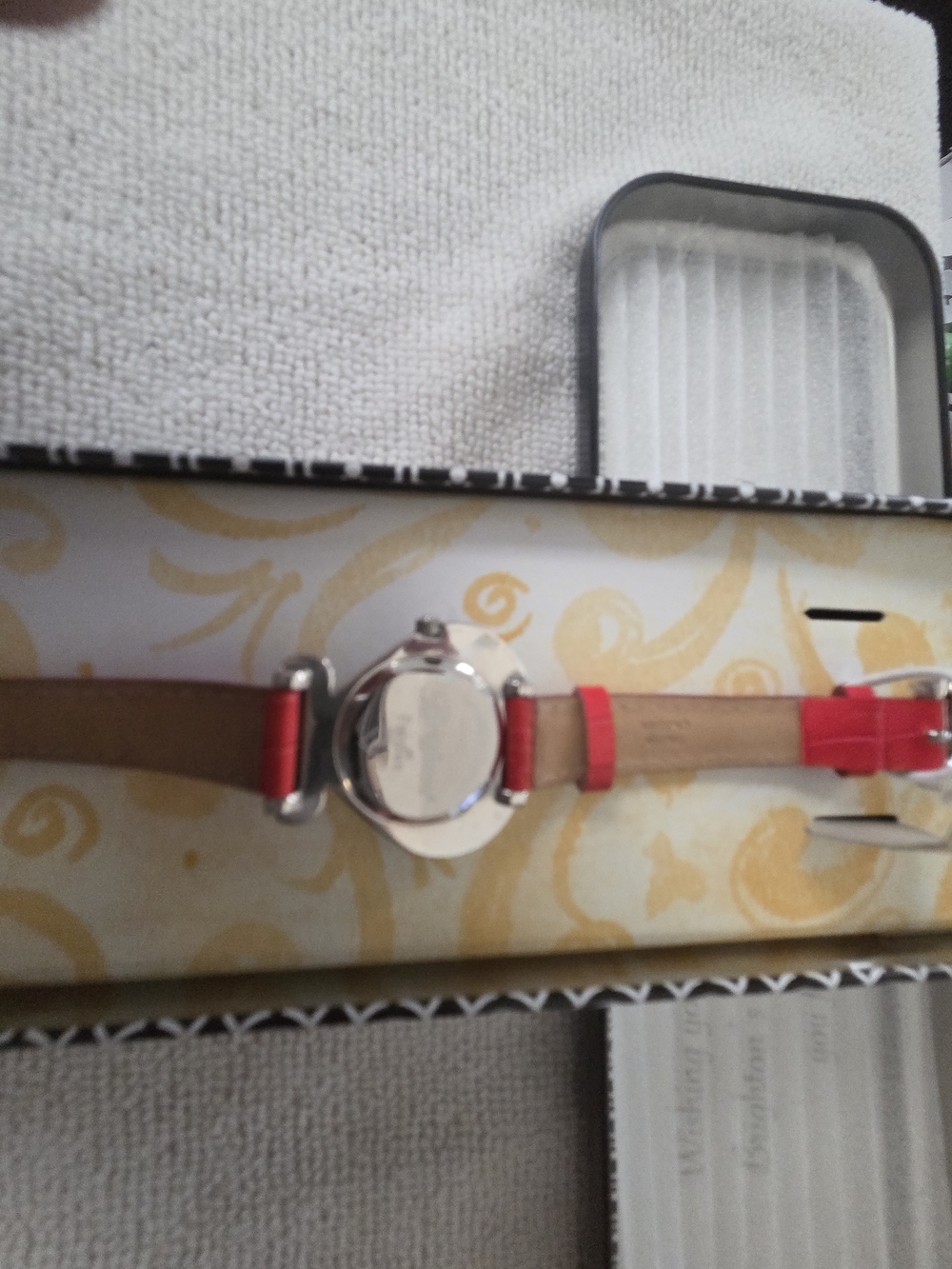 Brighton Red Heart Charm Watch - Fashion Women's Accessory - Picture 3 of 3